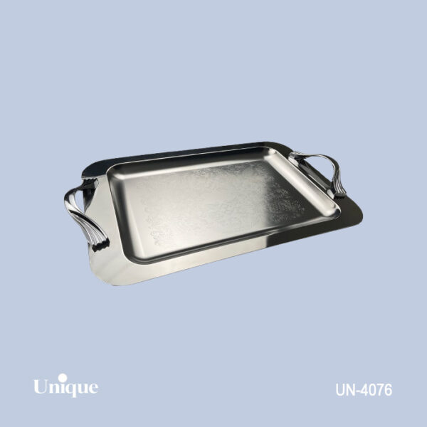 07349e59-8c78-4b23-b095-8bcd2577cc1a سینی بزرگ استیل بدون پایه UN-4076 - تصویر 1