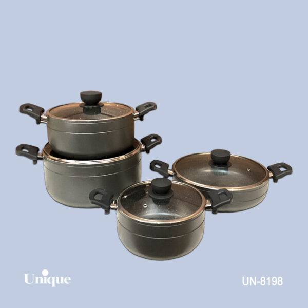 سرویس 8پارچه طوسی UN-8198 - تصویر 1