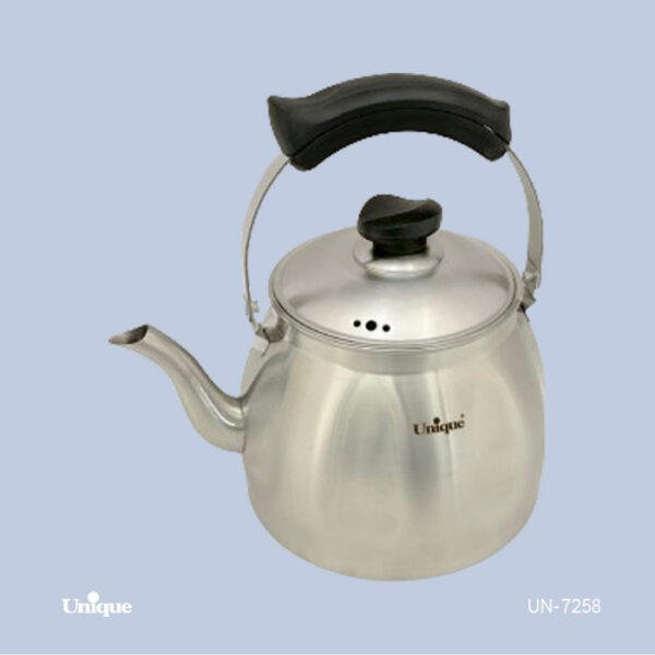 کتری استیل 3.5 لیتر لوله دار کتری استیل 3.5 لیتر لوله دار UN-7258 - تصویر 1