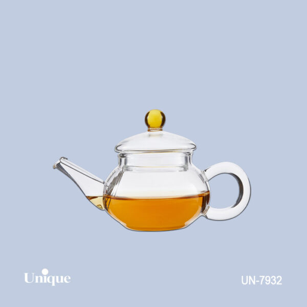 قوری زعفران-درب شیشه ای قوری زعفران-درب شیشه ای UN-7932 - تصویر 1
