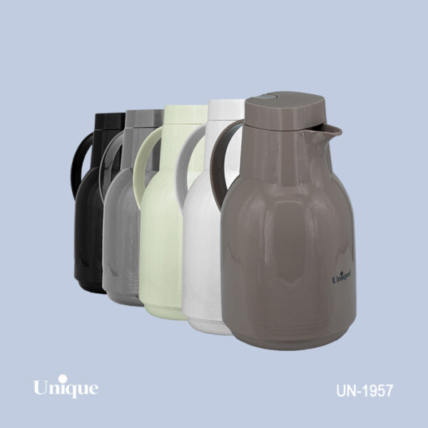 فلاکس 1/9 لیتر رنگی پنگوئن شیشه سبز UN-1957A - تصویر 1