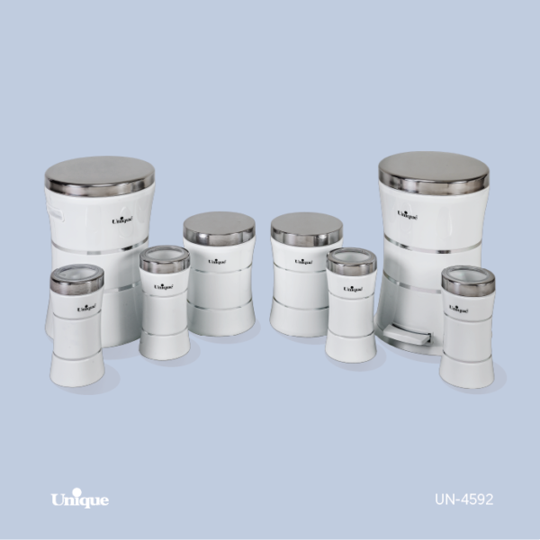 1aa27399-ccbc-4da9-99f5-4498f30a951d 8کمرباریک خطی سفید استیل UN-4592 - تصویر 1