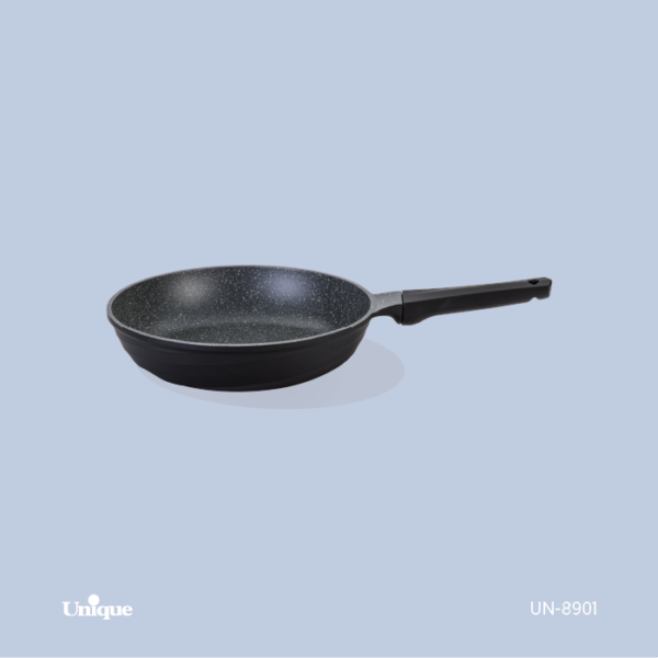 تابه تک دسته سایز 24-مشکی UN-8901 - تصویر 1