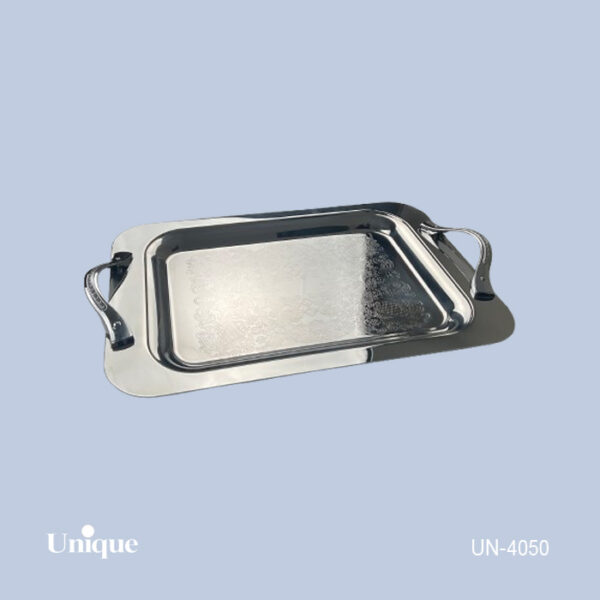 سینی بزرگ استیل بدون پایه UN-4050 - تصویر 1