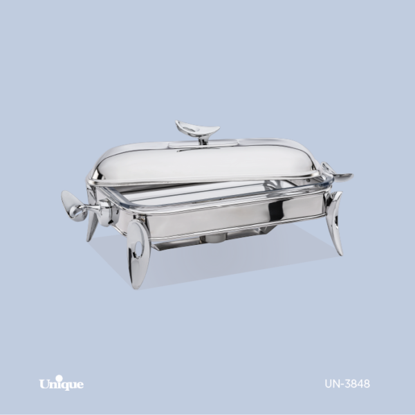 سوفله مستطیل متوسط قایقی نقره ای سوفله مستطیل متوسط قایقی نقره ای UN-3848 - تصویر 1