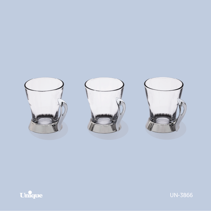 ست چایخوری قایقی نقره ای ست چایخوری قایقی نقره ای UN-3866 - تصویر 1