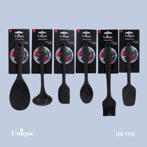 سرویس کفگیروملاقه سیلیکون مینی سرویس کفگیروملاقه سیلیکون مینی UN-1116 - تصویر 1