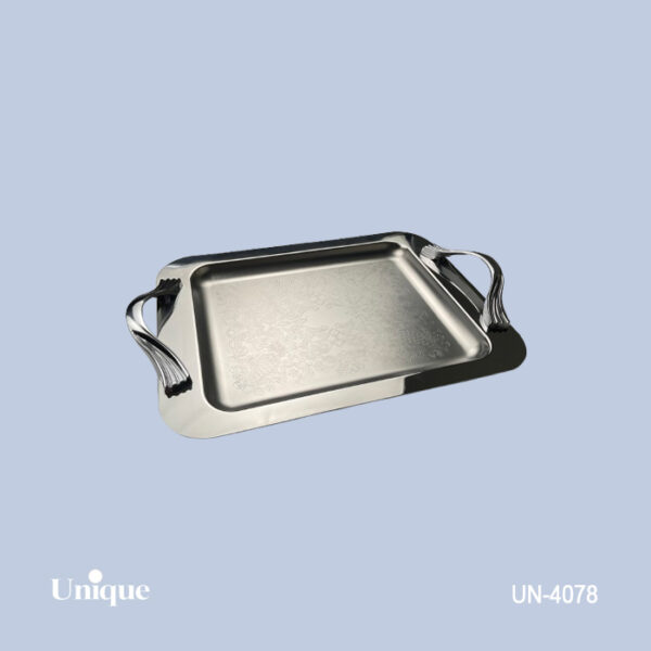 سینی کوچک استیل بدون پایه UN-4078 - تصویر 1