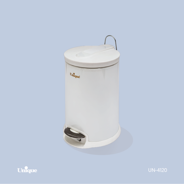4120 سطل زباله سفید 12 لیتر UN-4120 - تصویر 1