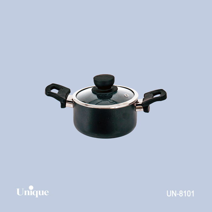 قابلمه 14 کف گرانیت-مشکی قابلمه 14 کف گرانیت-مشکی UN-8101 - تصویر 1