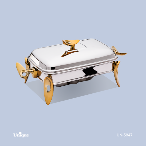 سوفله مستطیل متوسط قایقی طلایی UN-3847 - تصویر 1