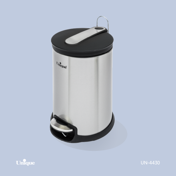 4430 سطل زباله استیل 16 لیتر با آرامبند UN-4430 - تصویر 1