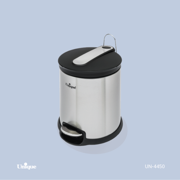 سطل زباله استیل جدید 14 لیتر UN-4450 - تصویر 1
