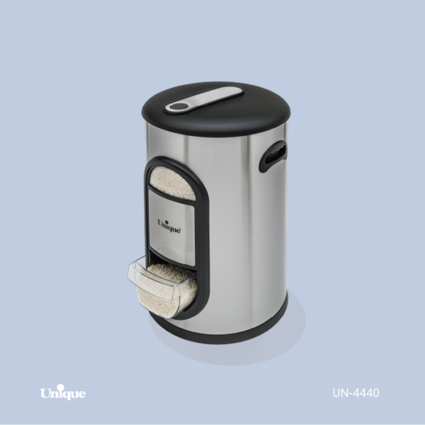 سطل برنج استیل 10 کیلویی پیمانه دار UN-4440 - تصویر 1