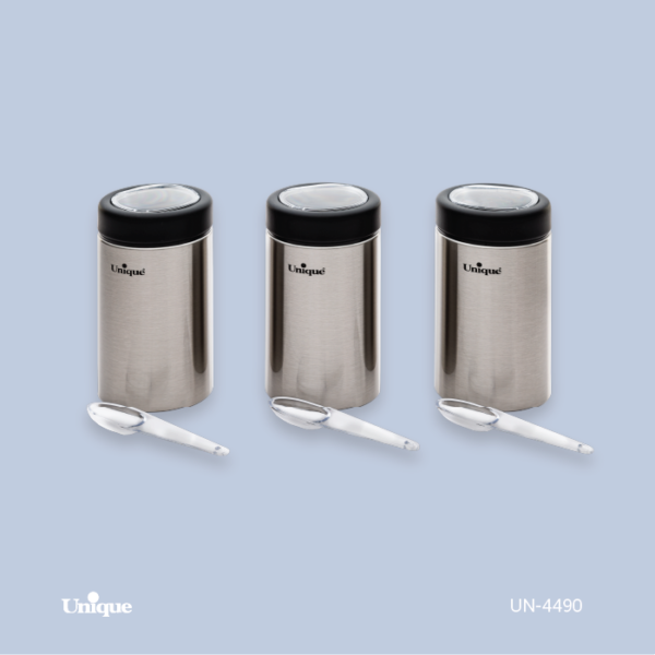 ادویه تک 6 عددی استیل UN-4490 - تصویر 1