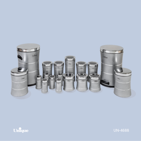 18کمر باریک خطی نقره ای استیل UN-4688 - تصویر 1
