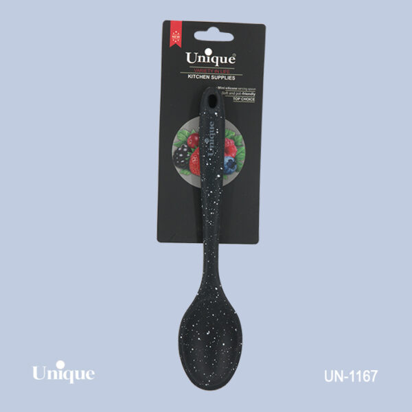 قاشق بدون شیار سیلیکون قاشق بدون شیار سیلیکون UN-1167 - تصویر 1