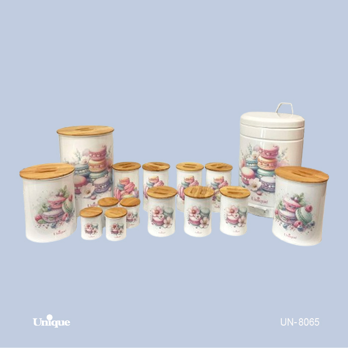 52a5487f-a55e-40bf-aa92-02dd76de6dac ست 15 دکورسفید ماکارون بامبو UN-8065 - تصویر 1