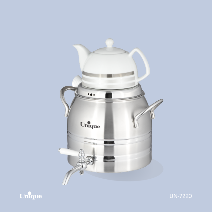 کتری استیل شیردار 6 لیتر کتری استیل شیردار 6 لیتر UN-7220 - تصویر 1