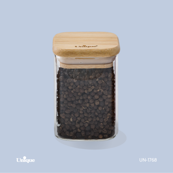 ادویه درب چوبی مربع 8 سانت ادویه درب چوبی مربع 8 سانت UN-1768 - تصویر 1