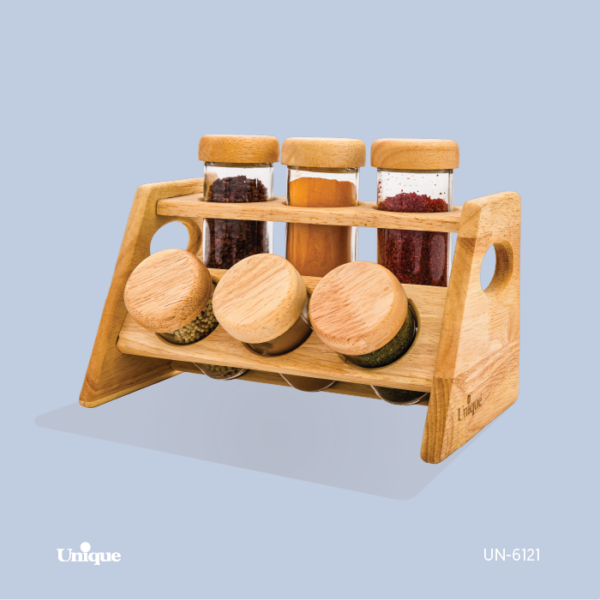 ست پاسماوری ادویه 6تایی پاریس UN-6121 - تصویر 1