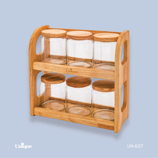 ست پاسماوری حبوبات 2طبقه 6تایی UN-6127 - تصویر 1