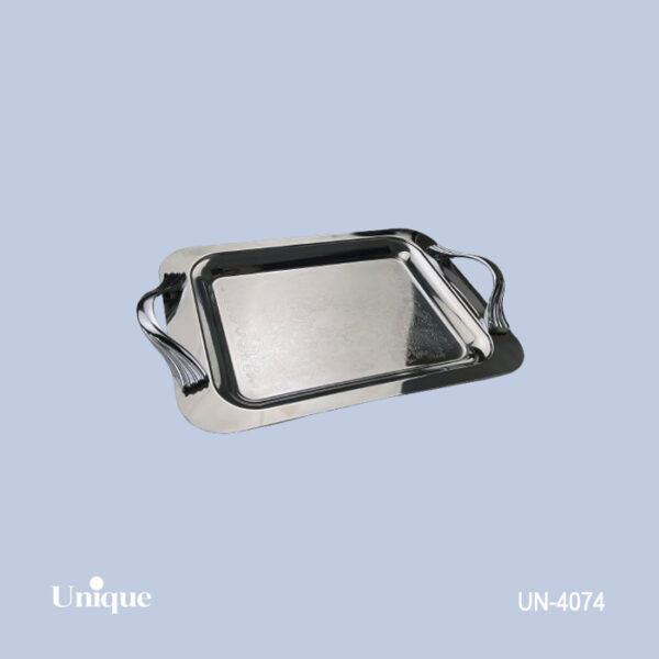 سینی کوچک استیل بدون پایه UN-4074 - تصویر 1