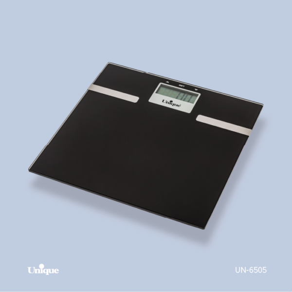 ترازوی حمام شیشه ای UN-6505 - تصویر 1