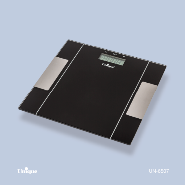ترازوی حمام شیشه ای UN-6507 - تصویر 1