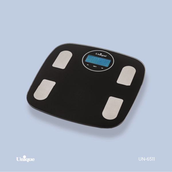 ترازوی حمام شیشه ای UN-6511 - تصویر 1