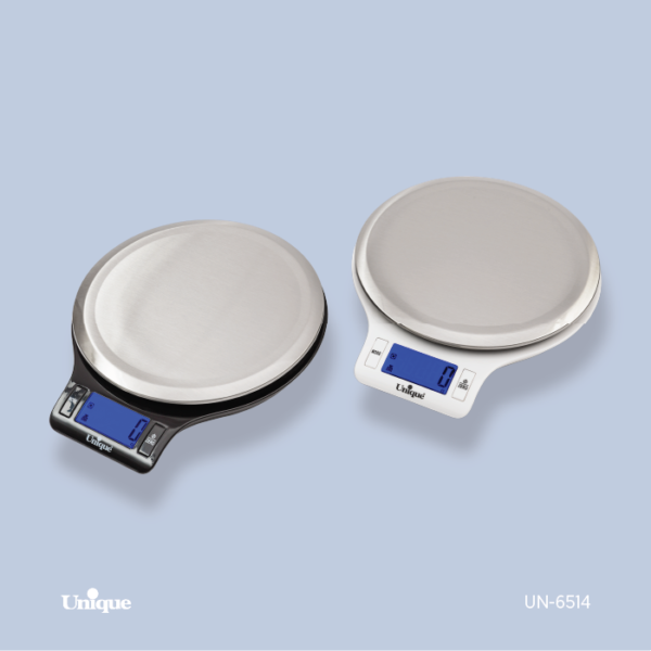 ترازوی آشپزخانه 5 کیلویی گرد ترازوی آشپزخانه 5 کیلویی گرد UN-6514 - تصویر 1