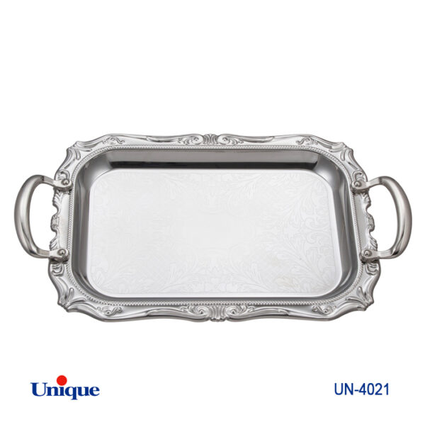 67353ab1-2b00-4743-87b9-1a730987f4bd سینی استیل یک میل بدون پایه بزرگ UN-4021 - تصویر 1