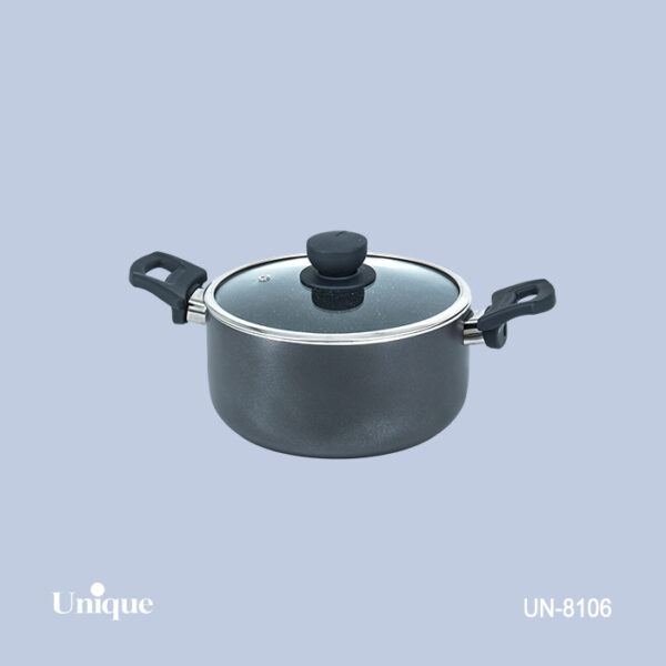 قابلمه 20کف گرانیت-طوسی تیره قابلمه 20کف گرانیت-طوسی تیره UN-8106 - تصویر 1