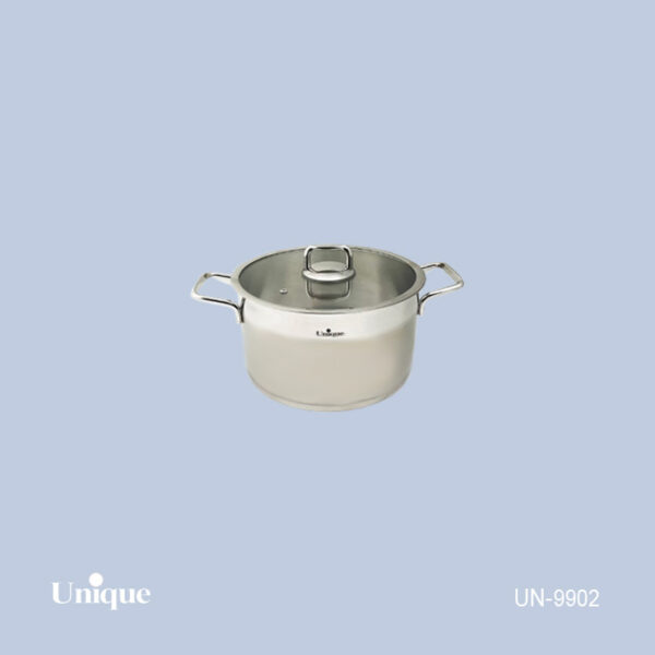 قابلمه استیل سایز 16(فلت) UN-9902 - تصویر 1