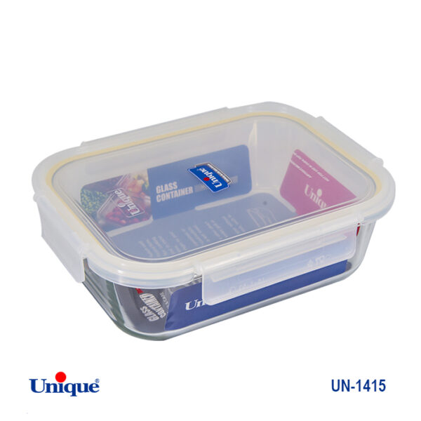 ظرف غذا مستطیل-سایز بزرگ UN-1415 - تصویر 1