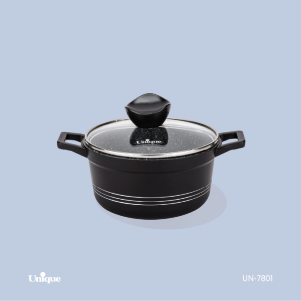 قابلمه 16 کف گرانیت UN-7801 - تصویر 1