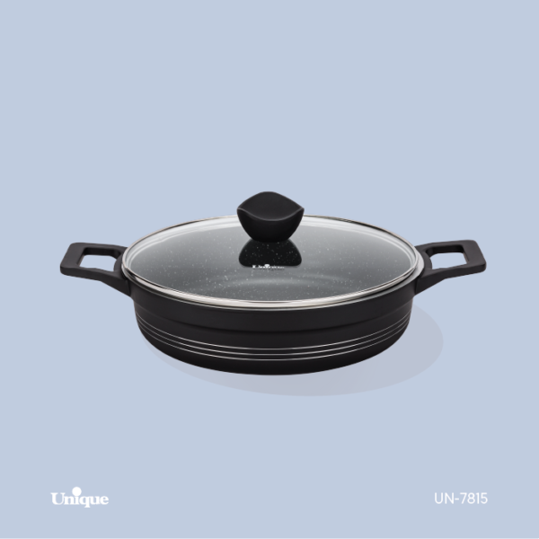 تابه 28 دو دسته کف گرانیت UN-7815 - تصویر 1