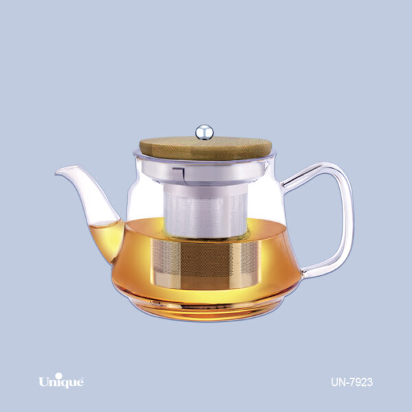 قوری پیرکس 800ML درب بامبو UN-7923 - تصویر 1