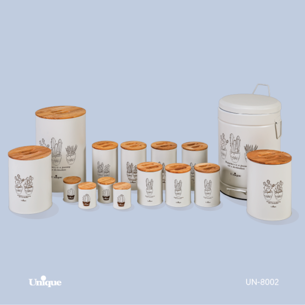 ست 15 فانتزی کرم کاکتوس درب بامبو UN-8002 - تصویر 1