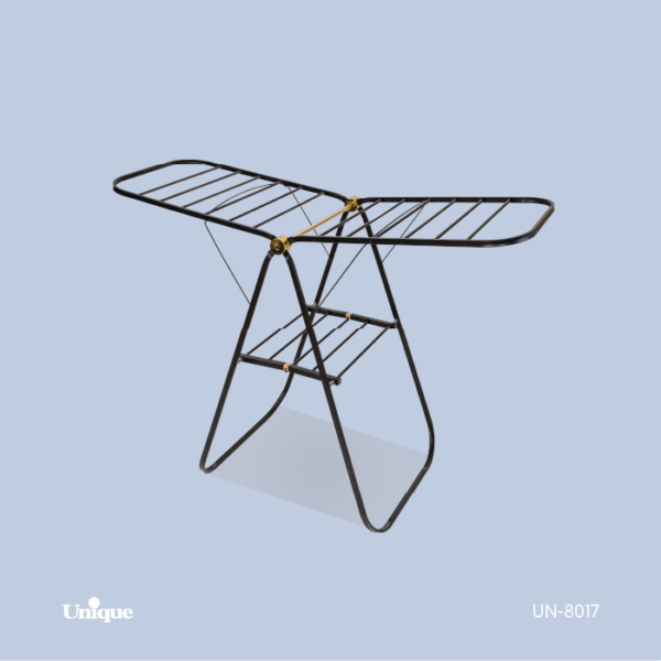 بندرخت فلزی تسمه ای مشکی طلایی UN-8017 - تصویر 1