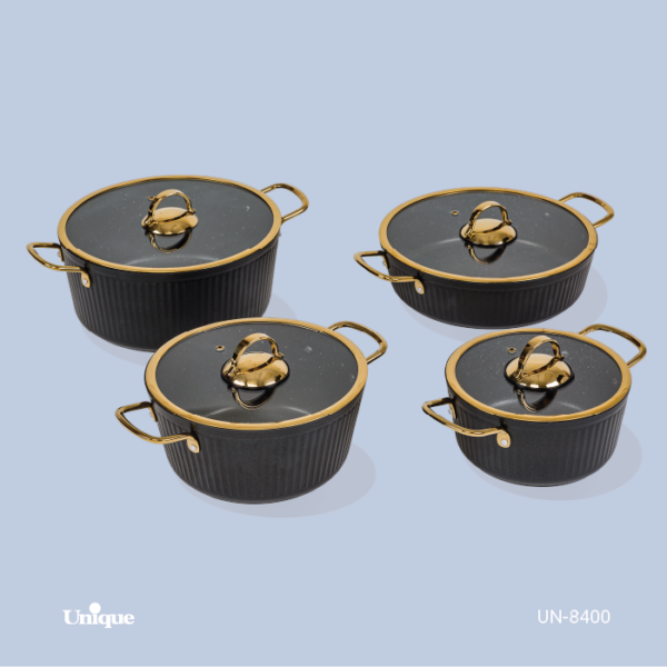 8پارچه مشکی فلورانس درب فلت UN-8400 - تصویر 1