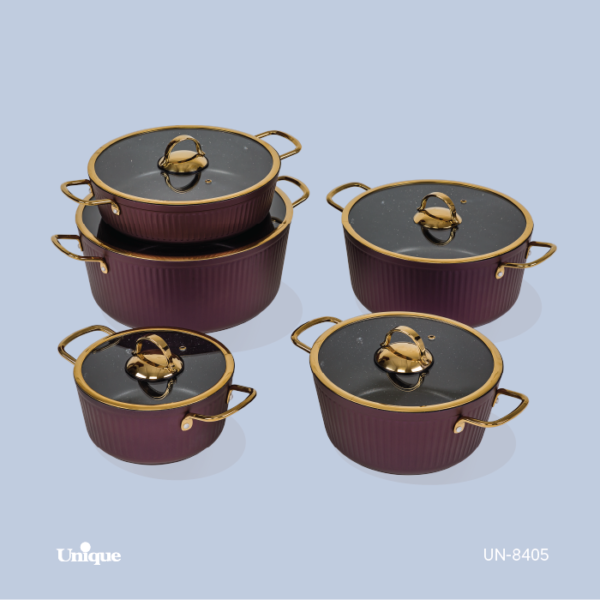 10پارچه بادمجانی فلورانس درب فلت UN-8405 - تصویر 1