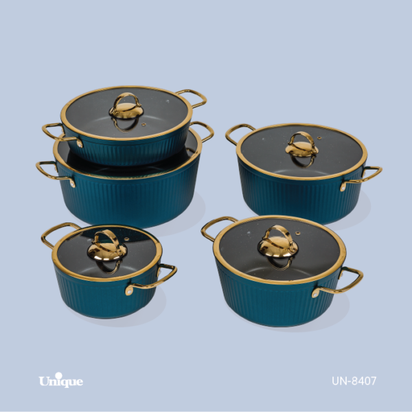 10پارچه کله غازی فلورانس درب فلت UN-8407 - تصویر 1