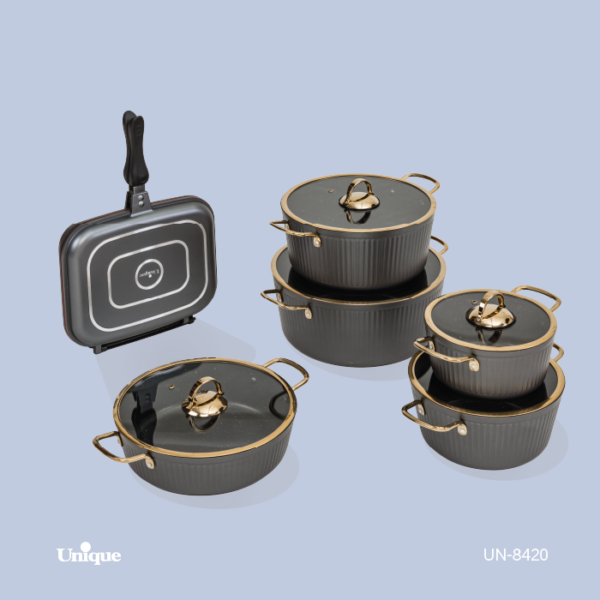 12پارچه طوسی فلورانس درب فلت UN-8420 - تصویر 1