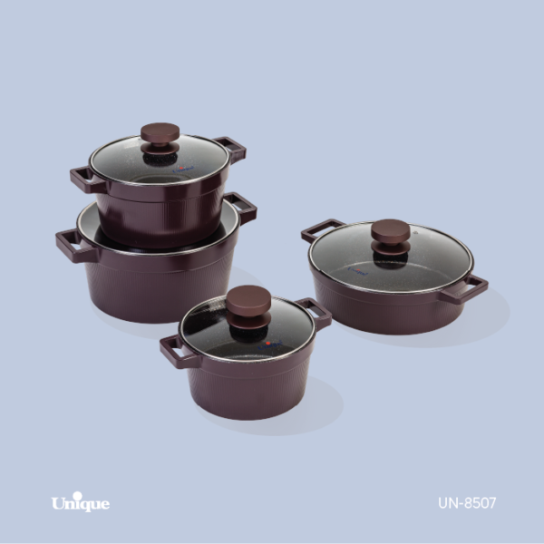 سرویس 8 پارچه زرشکی دیاموند سرویس 8 پارچه زرشکی دیاموند UN-8507 - تصویر 1