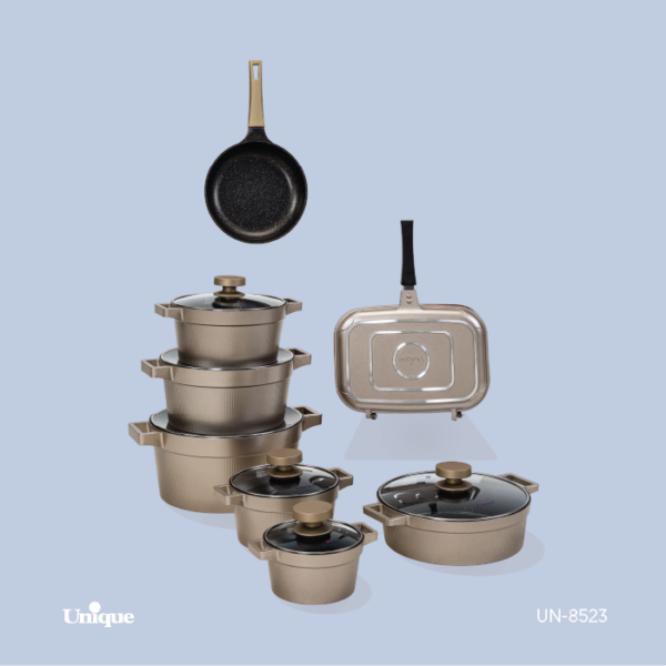 سرویس 15 پارچه بژ دیاموند سرویس 15 پارچه بژ دیاموند UN-8523 - تصویر 1