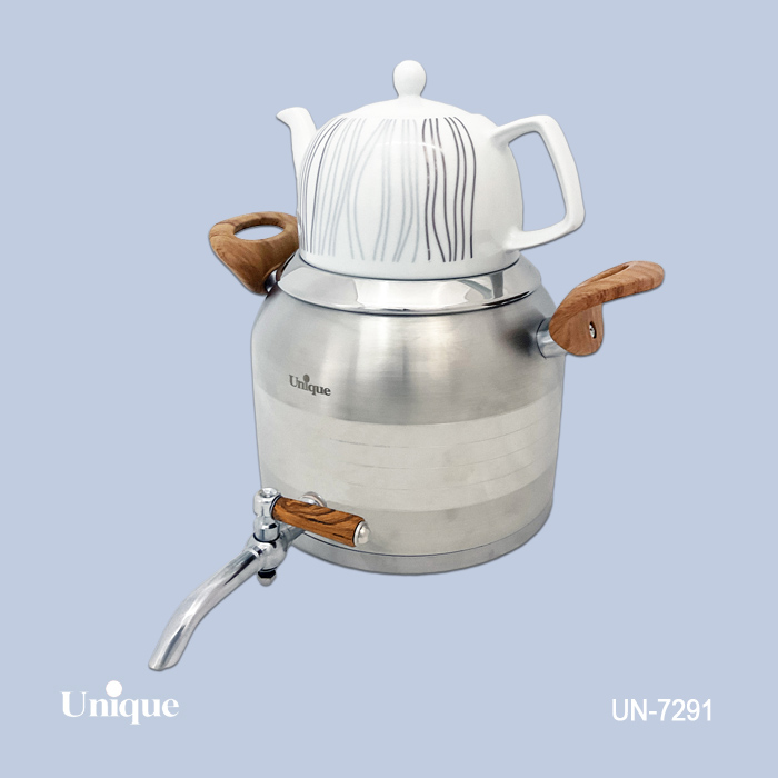 کتری و قوری 4.5 لیتر طرح ترک کتری و قوری 4.5 لیتر طرح ترک UN-7291 - تصویر 1