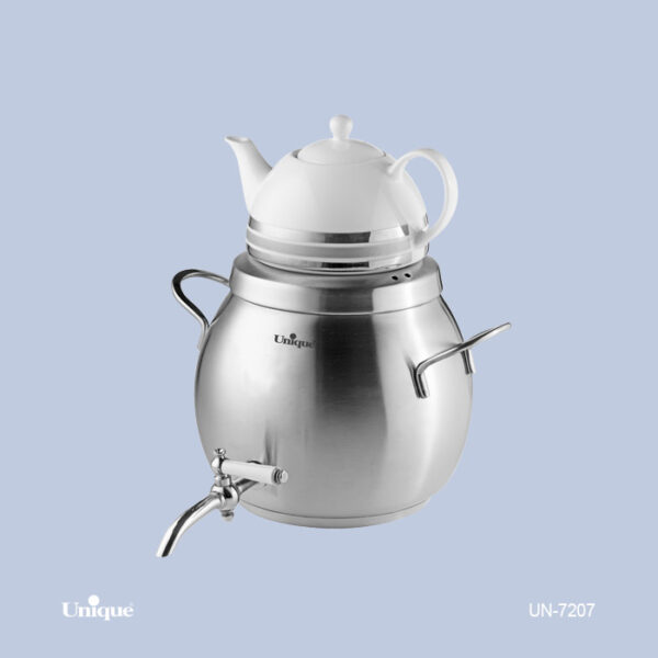 کتری و قوری 5/5 لیتر استیل کتری و قوری 5/5 لیتر استیل UN-7207 - تصویر 1