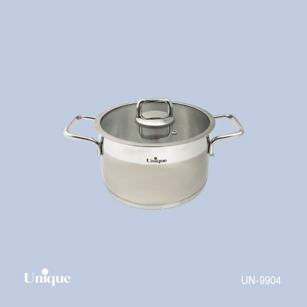 قابلمه استیل سایز20(فلت) قابلمه استیل سایز20(فلت) UN-9904 - تصویر 1