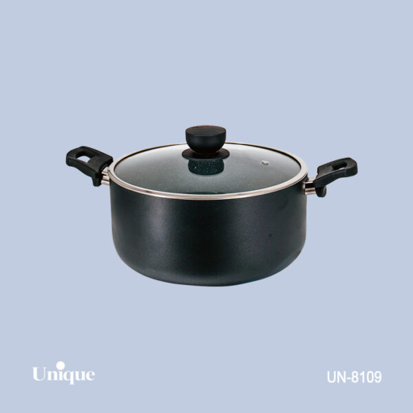 قابلمه 28 کف گرانیت-مشکی قابلمه 28 کف گرانیت-مشکی UN-8109 - تصویر 1